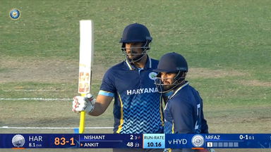 SMAT 2025, Hyderabad vs Haryana: Captain Ankit Sharma sizzles again with 57(27)