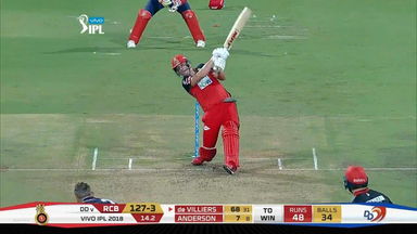 M19: RCB vs DD – AB de Villiers Six