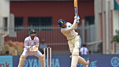 MAXIMUM x 2: Shubman Gill reaches fifty in style