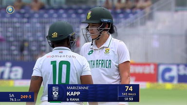 IND-W vs SA-W 2024, 1st Test: Marizanne Kapp Wicket