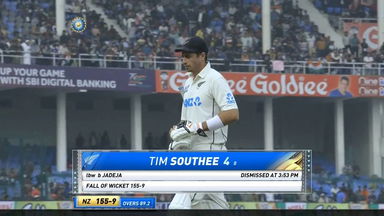 IND vs NZ 2021, 1st Test, Day 5: Tim Southee Wicket