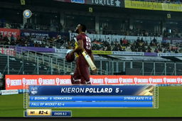 IND vs WI 2022, 3RD T20I: Kieron Pollard Wicket