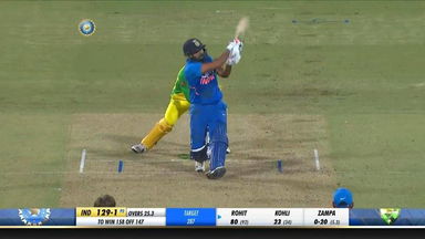 IND vs AUS 2020, 3rd ODI: Rohit Sharma Six
