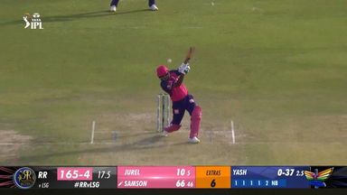 M04: RR vs LSG – Sanju Samson Six