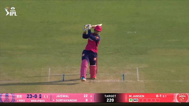 IPL 2025 M59: RR vs PBKS - Vaibhav Sooryavanshi Six