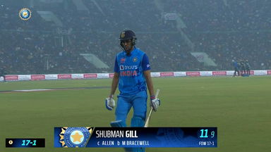 IND vs NZ 2023, 2ND T20I: Shubman Gill  Wicket