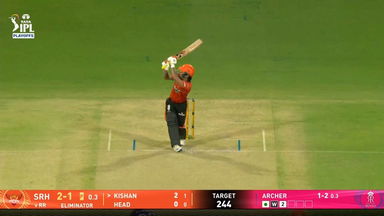 IPL 2026 Eliminator: SRH vs RR - Ishan Kishan Six