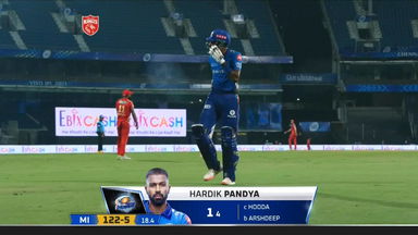 M17: PBKS vs MI – Hardik Pandya Wicket