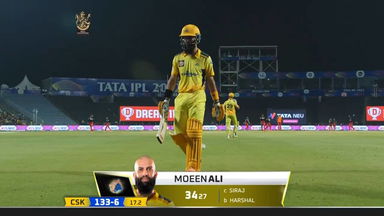 M49: RCB vs CSK – Moeen Ali Wicket