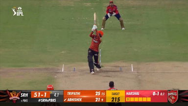M69: SRH vs PBKS – Abhishek Sharma Six