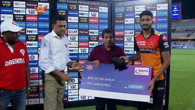 M38: SRH vs KKR – Man of the Match – Khaleel Ahmed