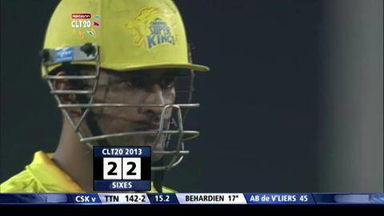 M3: CSK vs TTN –  Farhaan Behardien Six