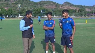 Ranji Trophy 2019-20: Andhra vs Vidarbha - Ganesh Satish & Mohit Kale Interview