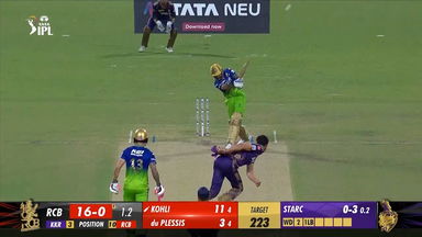 M36: KKR vs RCB – Virat Kohli Six