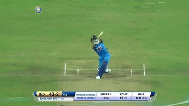 IND vs ENG 2017, 1st ODI : Virat Kohli Six