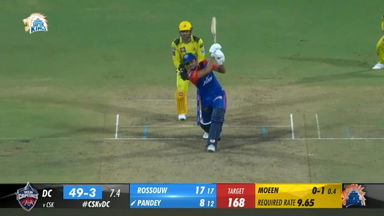 M55: CSK vs DC – Manish Pandey Six