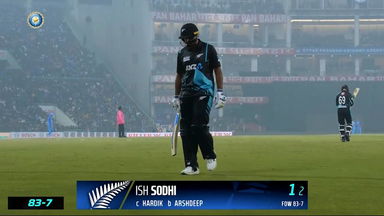 IND vs NZ 2023, 2ND T20I: Ish Sodhi  Wicket