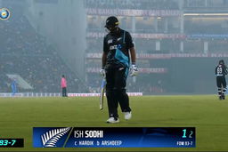 IND vs NZ 2023, 2ND T20I: Ish Sodhi  Wicket