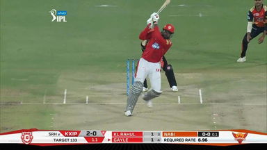 M25: SRH vs KXIP – Chris Gayle Six