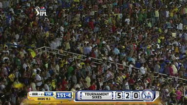 M47: KKR vs CSK – MS Dhoni Six