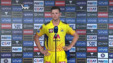 M44: SRH vs CSK  – Josh Hazlewood Interview