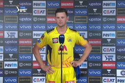 M44: SRH vs CSK  – Josh Hazlewood Interview