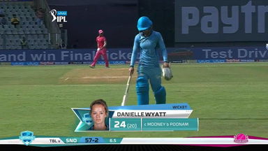 Trailblazers vs Supernovas –  Danielle Wyatt Wicket