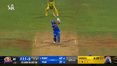 M29: MI vs CSK – Rohit Sharma Six