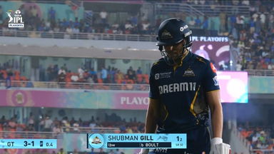IPL 2025 Eliminator: GT vs MI - Shubman Gill Wicket