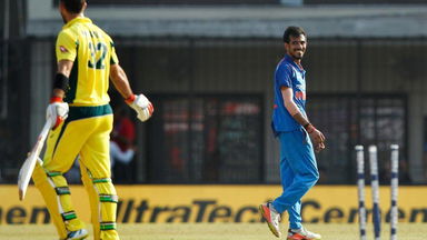 Chahal 3 Maxwell 0
