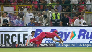 Suryakumar creatively slices, Rana almost pulls off a brilliant catch