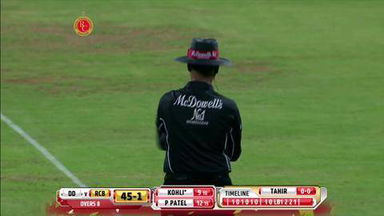 M38: RCB vs DD –  Virat Kohli Wicket