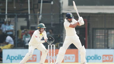 Shreyas Iyer on the charge: Smacks two powerful sixes