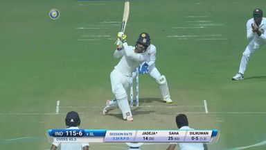IND vs SL 2017, 1st Test Day 3: Ravindra Jadeja Six
