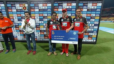 M51: RCB vs SRH – Man of the Match – AB de Villiers