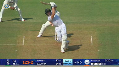 IND vs SA 2025, 2nd Test: Tristan Stubbs Six
