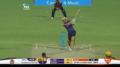 Q2: SRH vs KKR – Chris Lynn Six