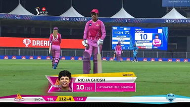 Final: Trailblazers vs Supernovas – Richa Ghosh Wicket