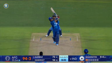 IND vs AFG 2026, 1st ODI: Rahmanullah Gurbaz Six