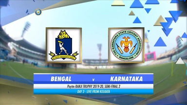 Ranji Trophy 2019-20: Bengal  vs Karnataka, SF2 - Day 3 Highlights