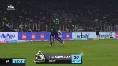 M23: GT vs RR –  Sai Sudharsan  Wicket