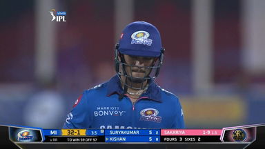 Ishan Kishan's dominating 50*(25)