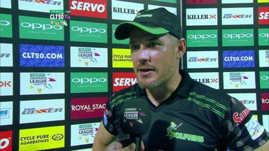 CLT20 2014 M14: DOL vs LIO  –   Interview – Morne van Wyk