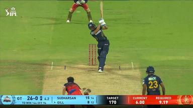 IPL 2025 M14: RCB vs GT - Shubman Gill Six