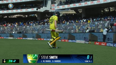 IND vs AUS 2023, 3RD ODI: Steven Smith Wicket