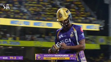 IPL 2026 M22: CSK vs KKR - Angkrish Raghuvanshi Wicket