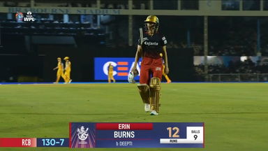 M08- RCB vs UPW: Erin Burns  Wicket