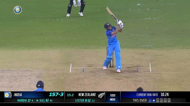 IND vs NZ 2023, 3RD T20I: Shubman Gill  Six
