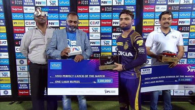 M54: SRH vs KKR – VIVO perfect catch of the match – Rinku Singh