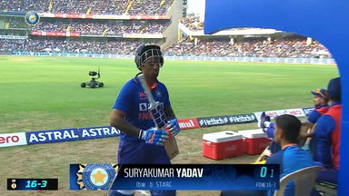 IND vs AUS 2023, 1ST ODI: Suryakumar Yadav  Wicket